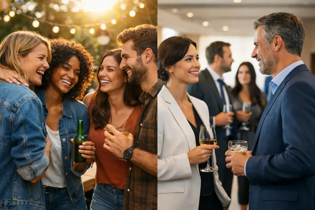 Friendship Events Versus Networking Nights Friendship Events Versus Networking Nights