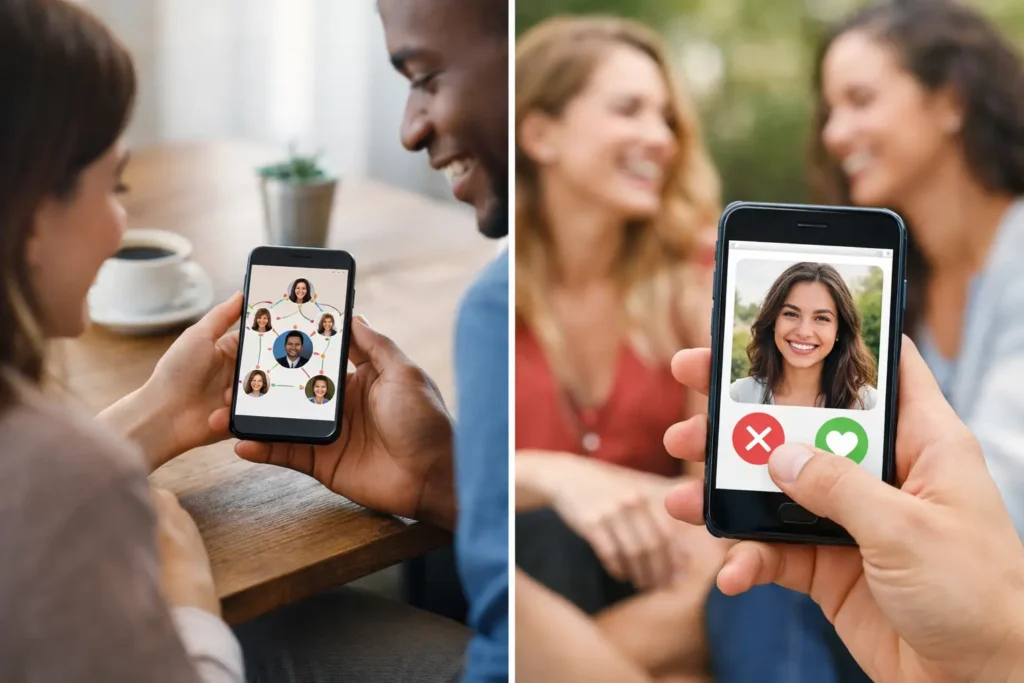 Friendship Matching Versus Swiping for Real Friends Friendship Matching Versus Swiping for Real Friends